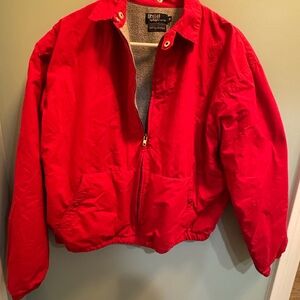 Vintage 90s TroyHill Suede Leather Knit Jacket Mens Medium Made Taiwan